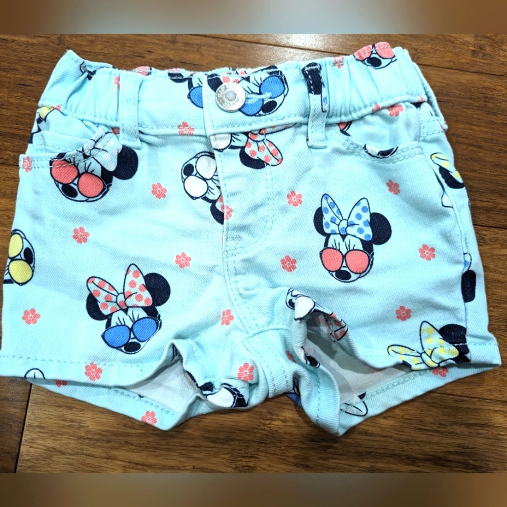 Minnie mouse Disney Gap baby girl shorts